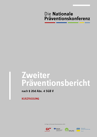 Cover des zweiten NPK-Präventionsberichts - Kurzfassung