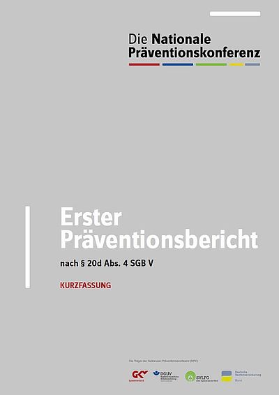 Cover der Kurzfassung des NPK-Präventionsberichts 2019