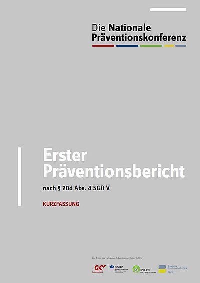 Cover der Kurzfassung des NPK-Präventionsberichts 2019